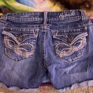 hydraulic jean shorts size 5/6